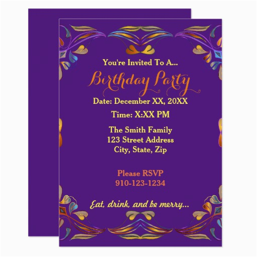 create your own colorful birthday party invitation 256039772911802949