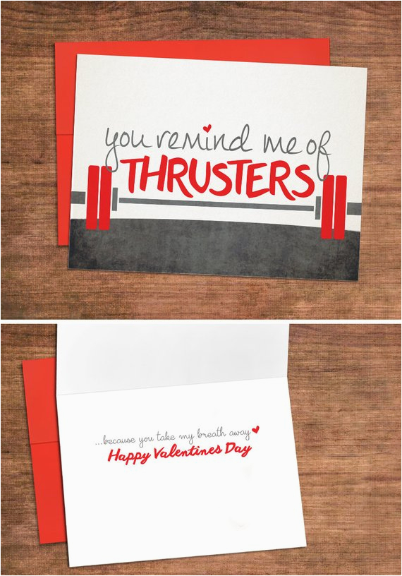 crossfit love valentines card love greeting card for