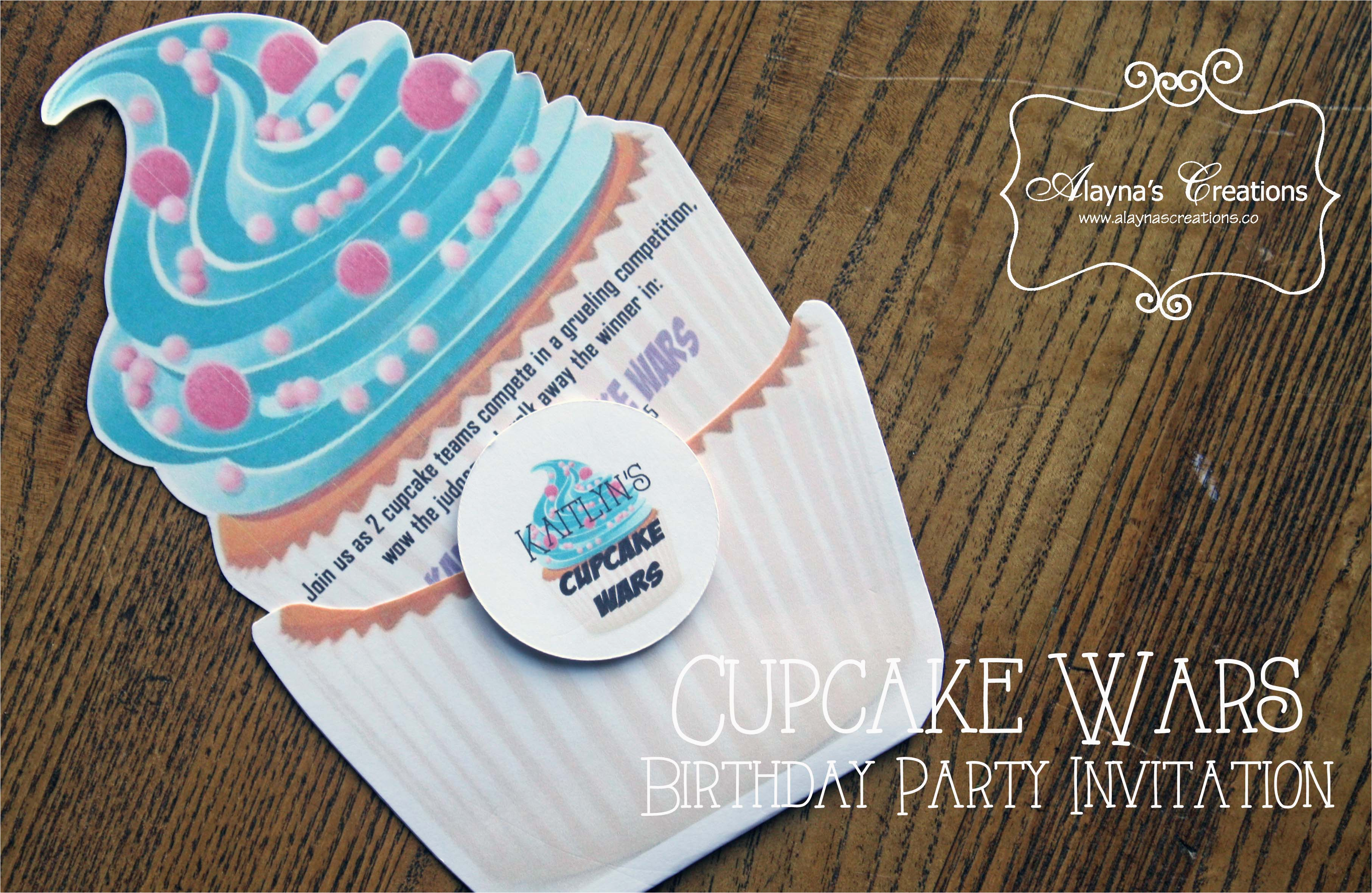 cupcake wars birthday party