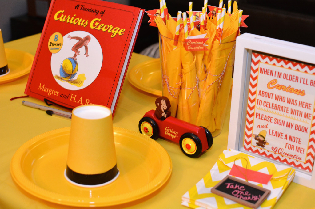 readers favorite curious george birthday party