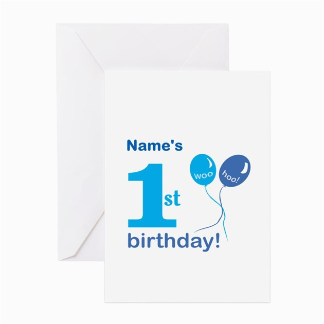 custom first birthday greeting cards by alywear