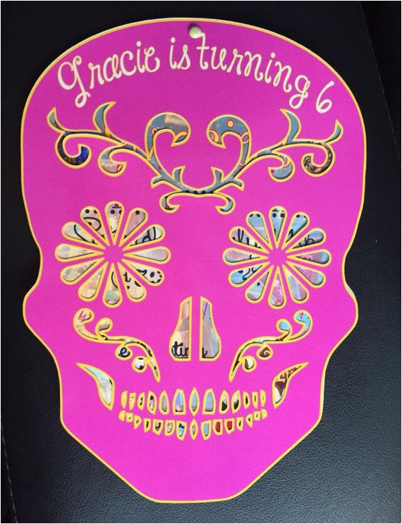 book of life invitations skeleton cut out by