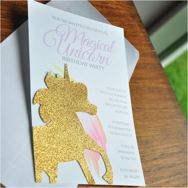 unicorn invitations unicorn birthday invitations we