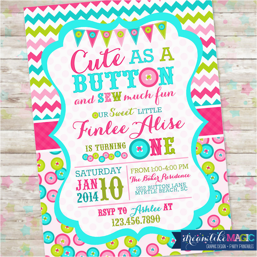 cute birthday invitations