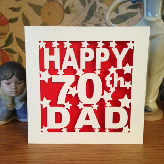 dad 70th birthday card 30th 40th 50th 60th 75th