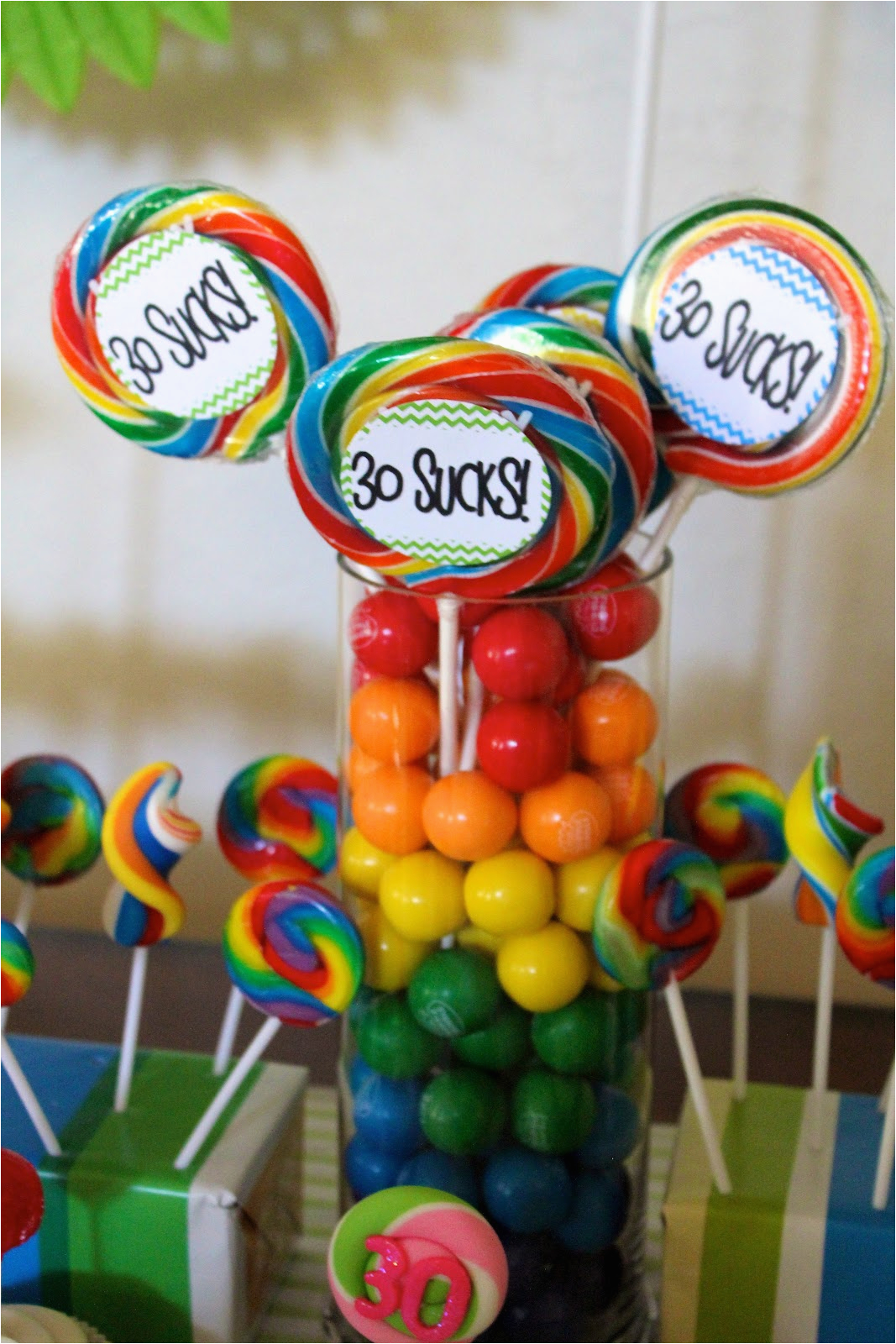 Decorations for A 30th Birthday Party 30th Birthday theme 30 Sucks Party Ideas