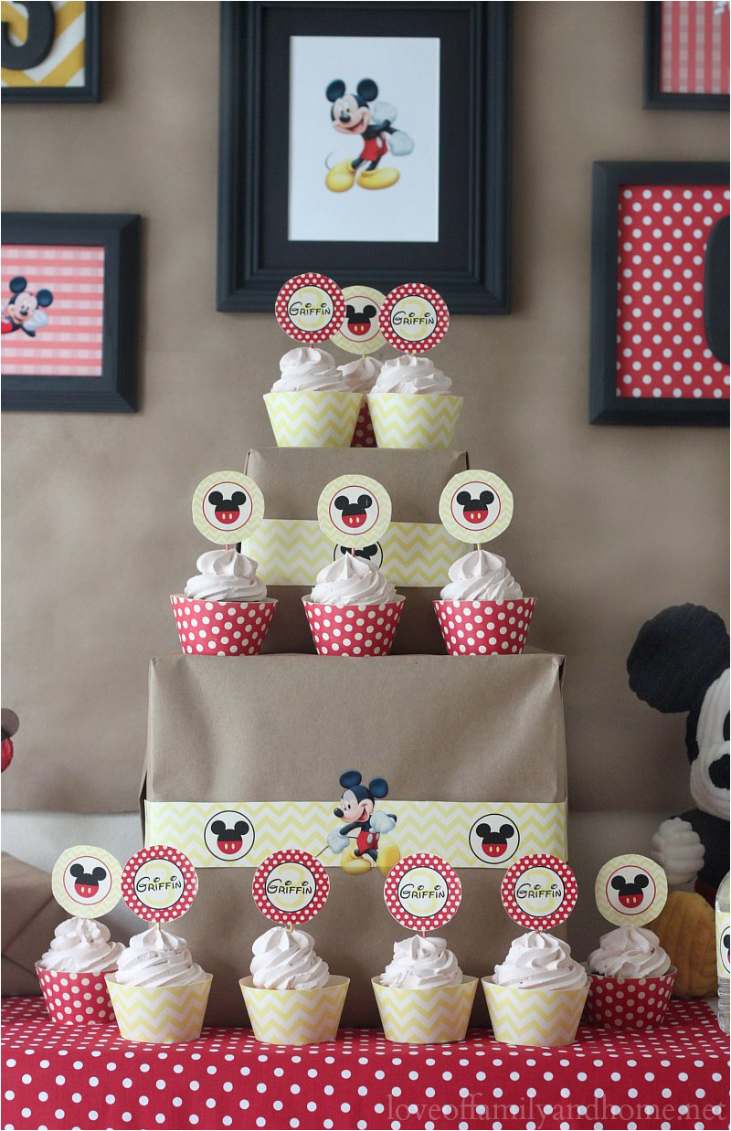 Decorations for Mickey Mouse Birthday Party Mickey Mouse Birthday Party Ideas Griffin Turns Three