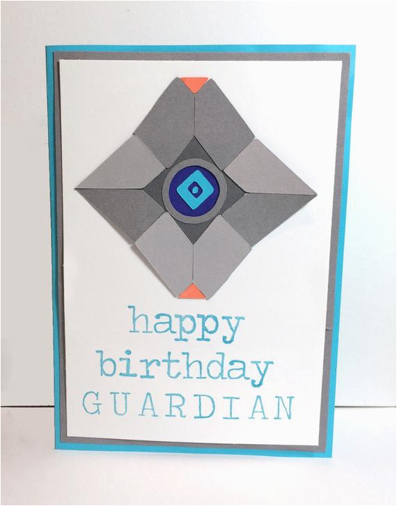 destiny inspired birthday card