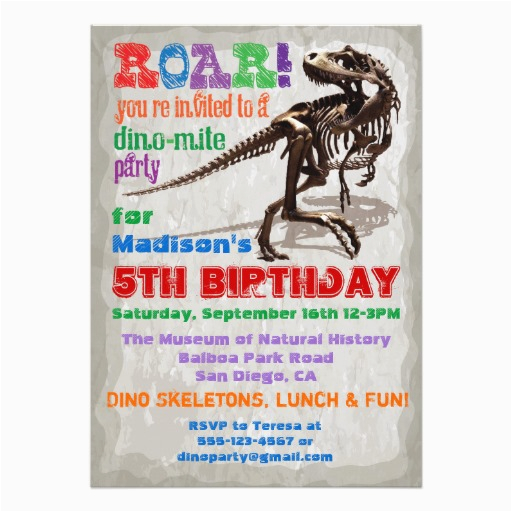 cretaceous dinosaur birthday party invitations