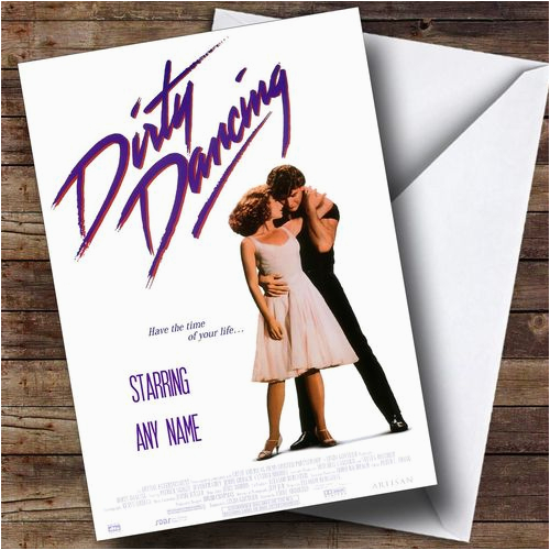 spoof dirty dancing movie film poster personalised
