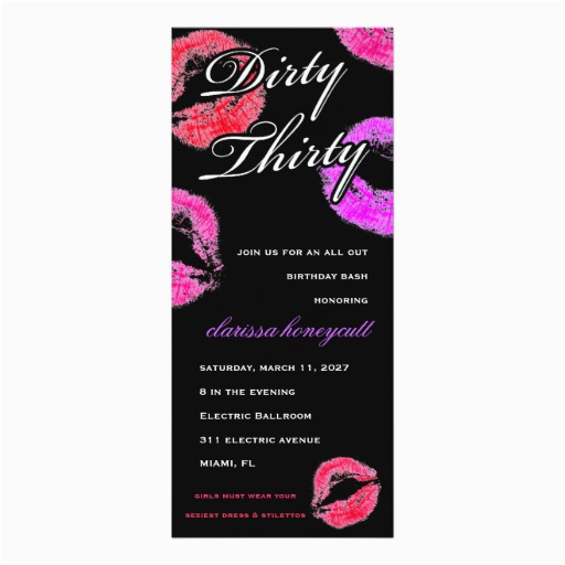 311 dirty thirty smooch birthday card zazzle