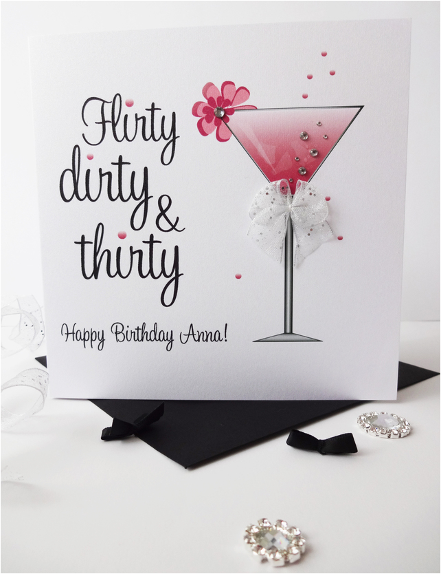 sparkly martini flirty dirty thirty pe folksy