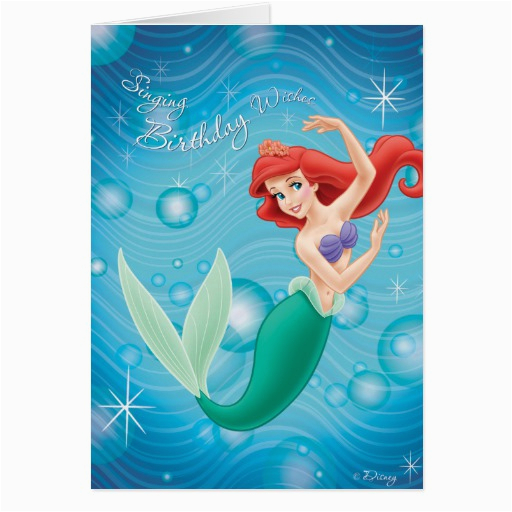 ariel birthday card disney 137531812001545169