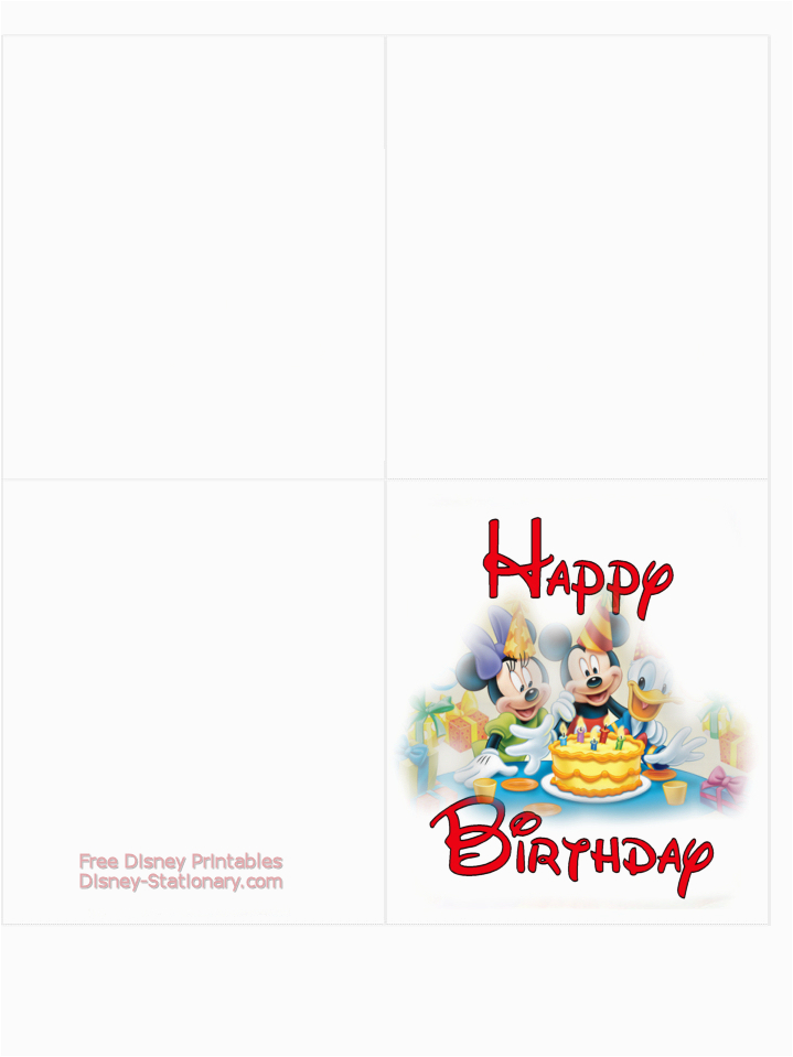 Disney Birthday Cards Online Free Printable Disney Birthday Cards Free Clipart