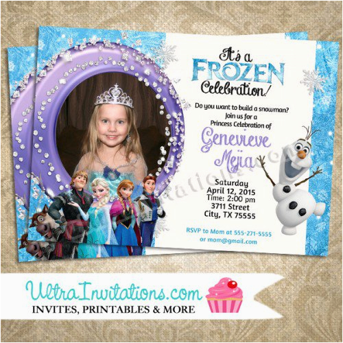 disney frozen birthday invitations