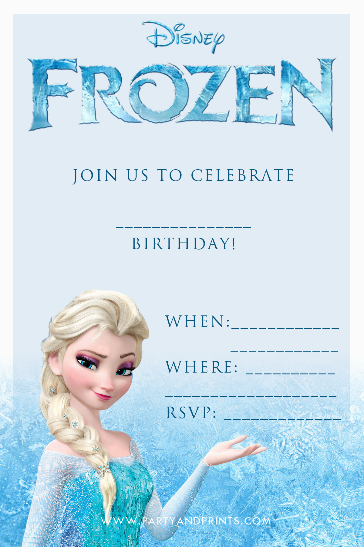 20 frozen birthday party ideas