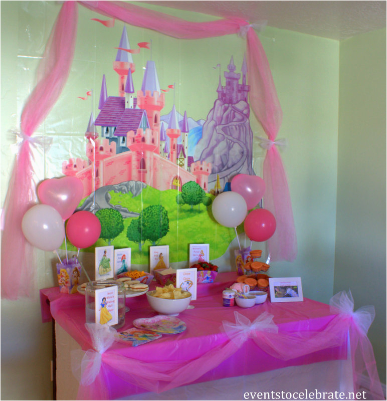 disney princess birthday party ideas food decorations