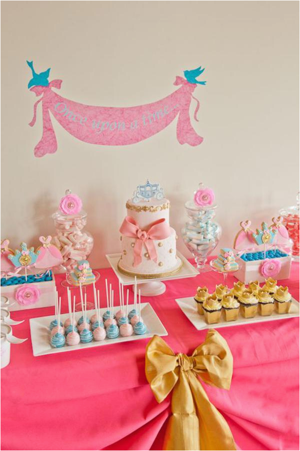 cinderella princess birthday party