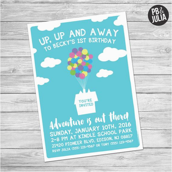 disney up birthday invite up birthday