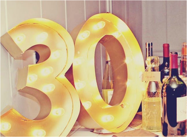 30th birthday decoration ideas