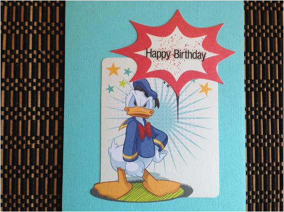 birthday card donald duck happy birthday