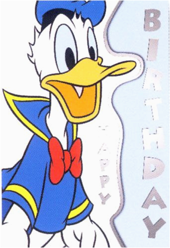 donald duck birthday card