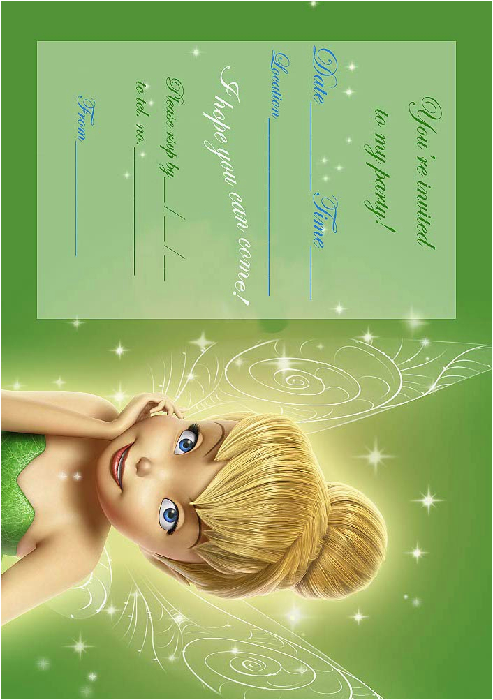 tinkerbell invitation for birthday quotes quotesgram