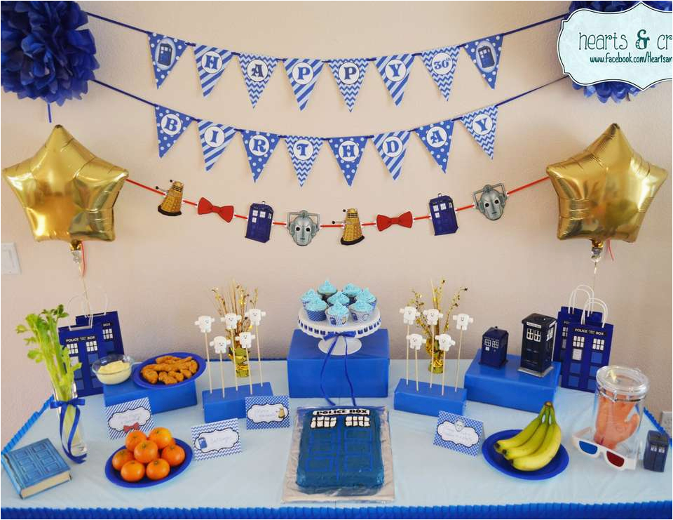 dr who party ideas