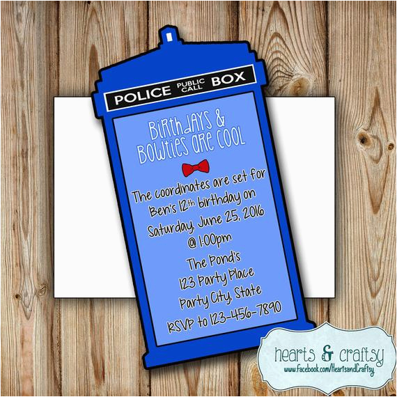 personalized printable doctor party invitation doctor