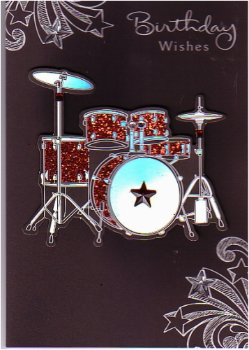 braille birthday wishes 3d raised drum kit 143