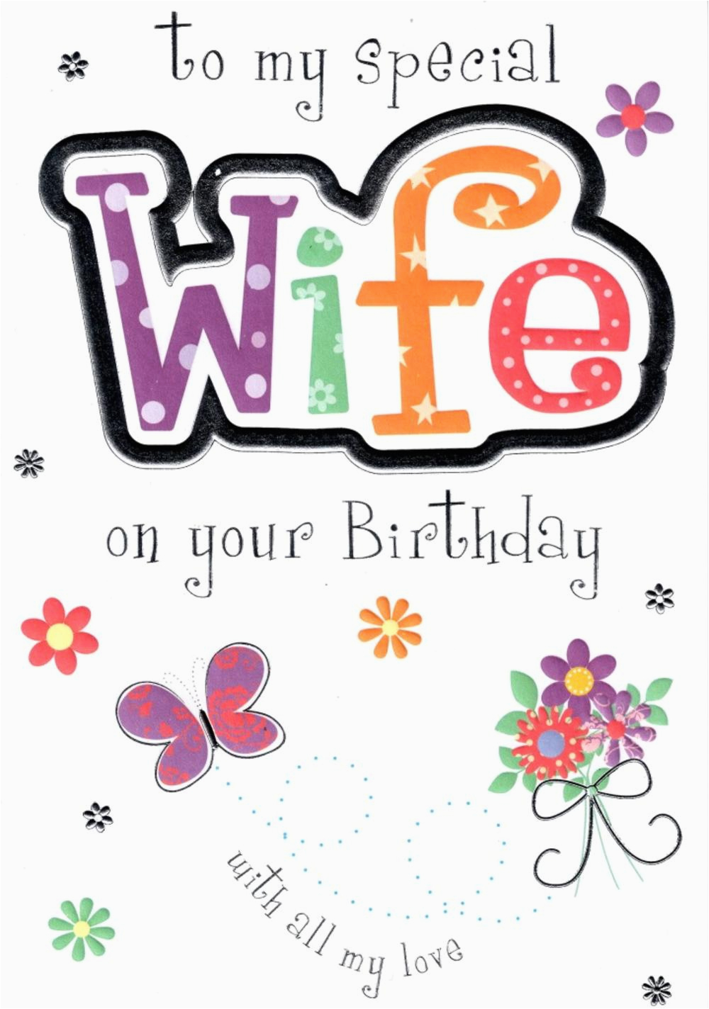 E Birthday Cards for Wife BirthdayBuzz