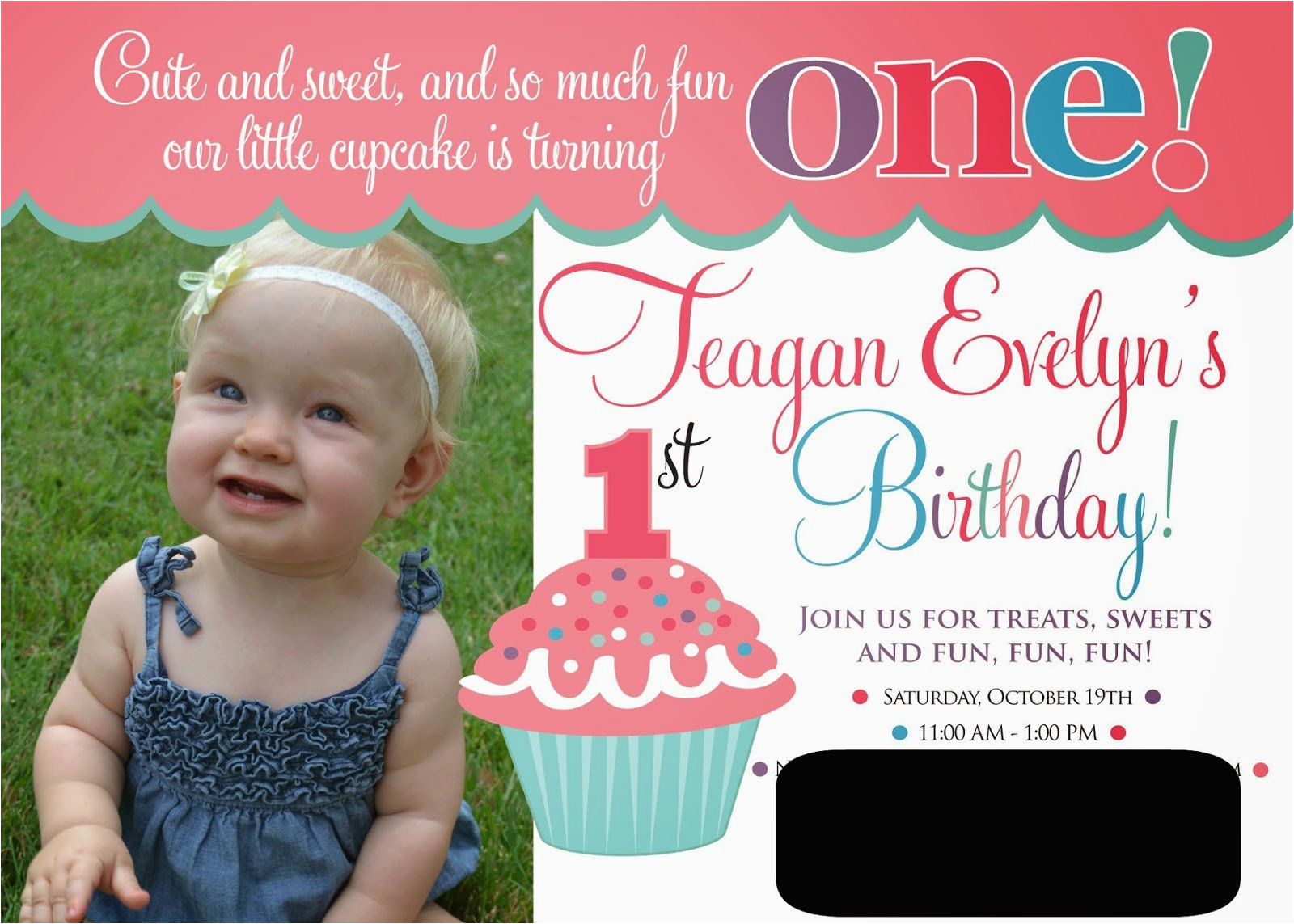 e invitations for 1st birthday