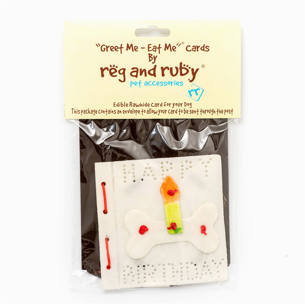 greet me eat me edible cards by reg and ruby lords and