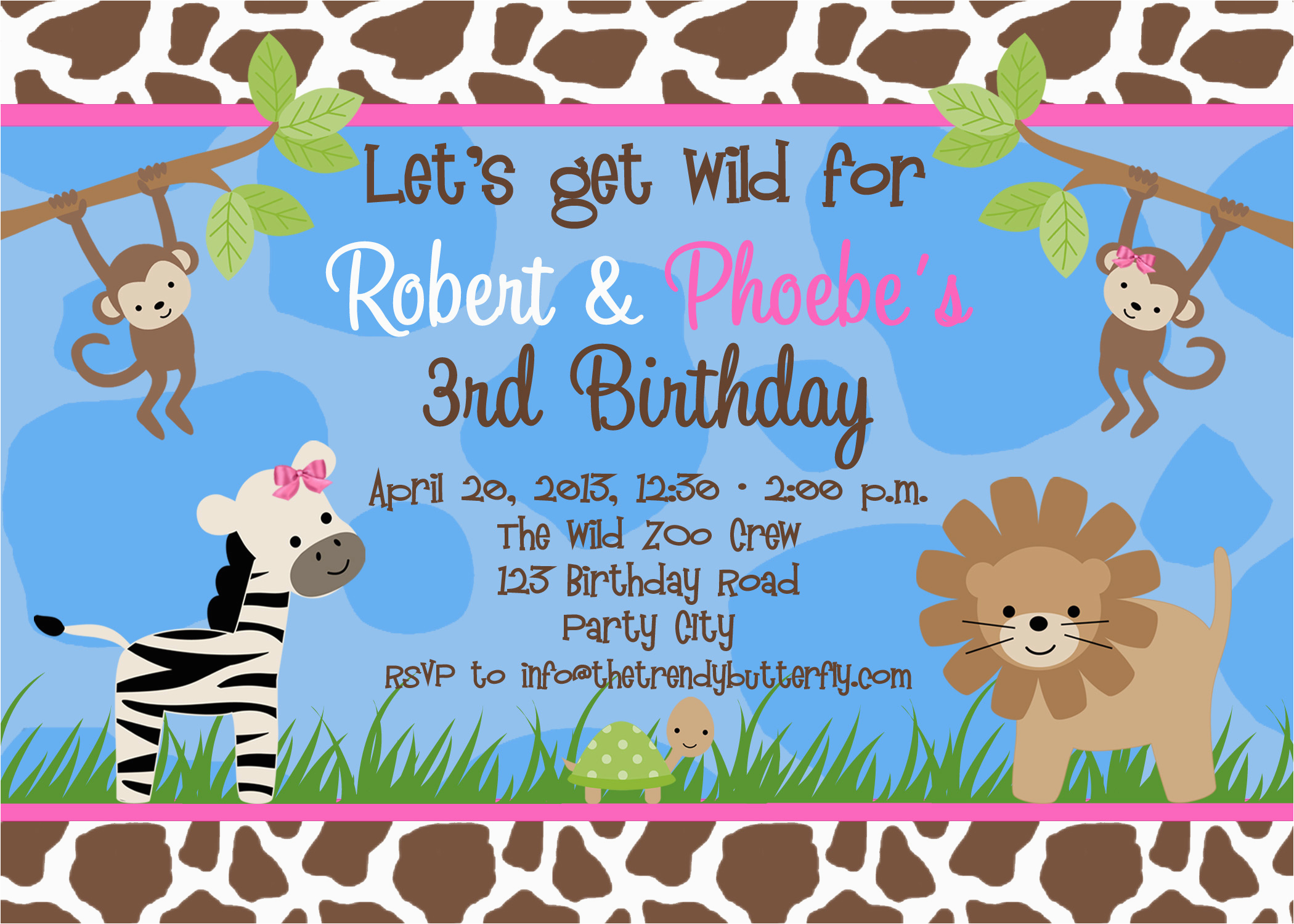 Editable 1st Birthday Invitation Card Free Download BirthdayBuzz