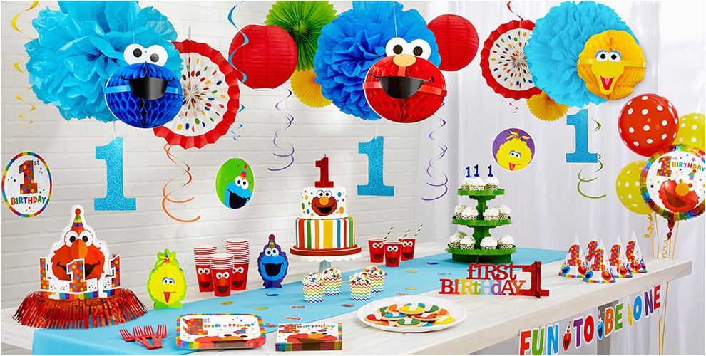 elmo 1st birthday party supplies do