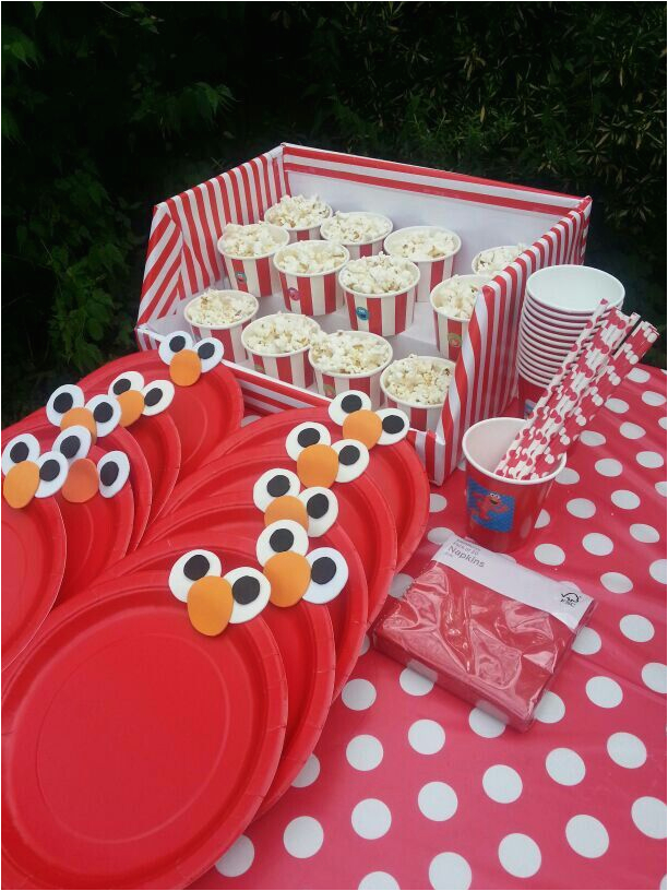 Elmo Decorations for 2nd Birthday Party Elmo Birthday Party theme Nisartmacka Com