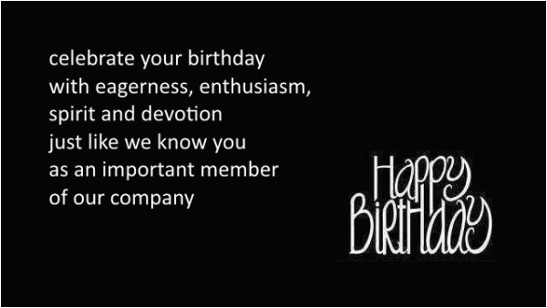 happy birthday wishes for employee