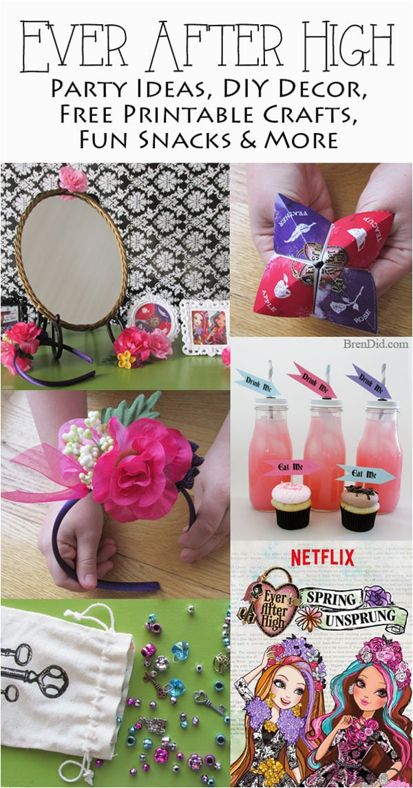 ever after high party ideas