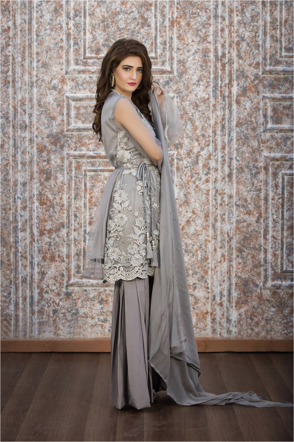 exclusive grey party wear zzs37 exclusive online boutique