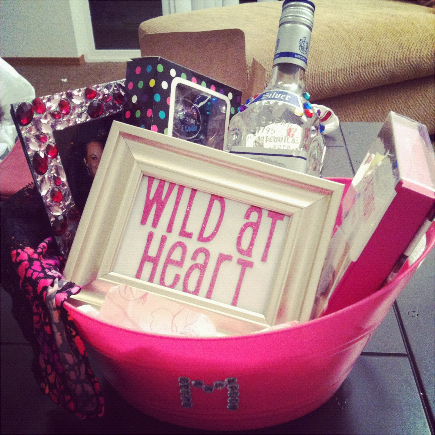 diy wild at heart gift basket