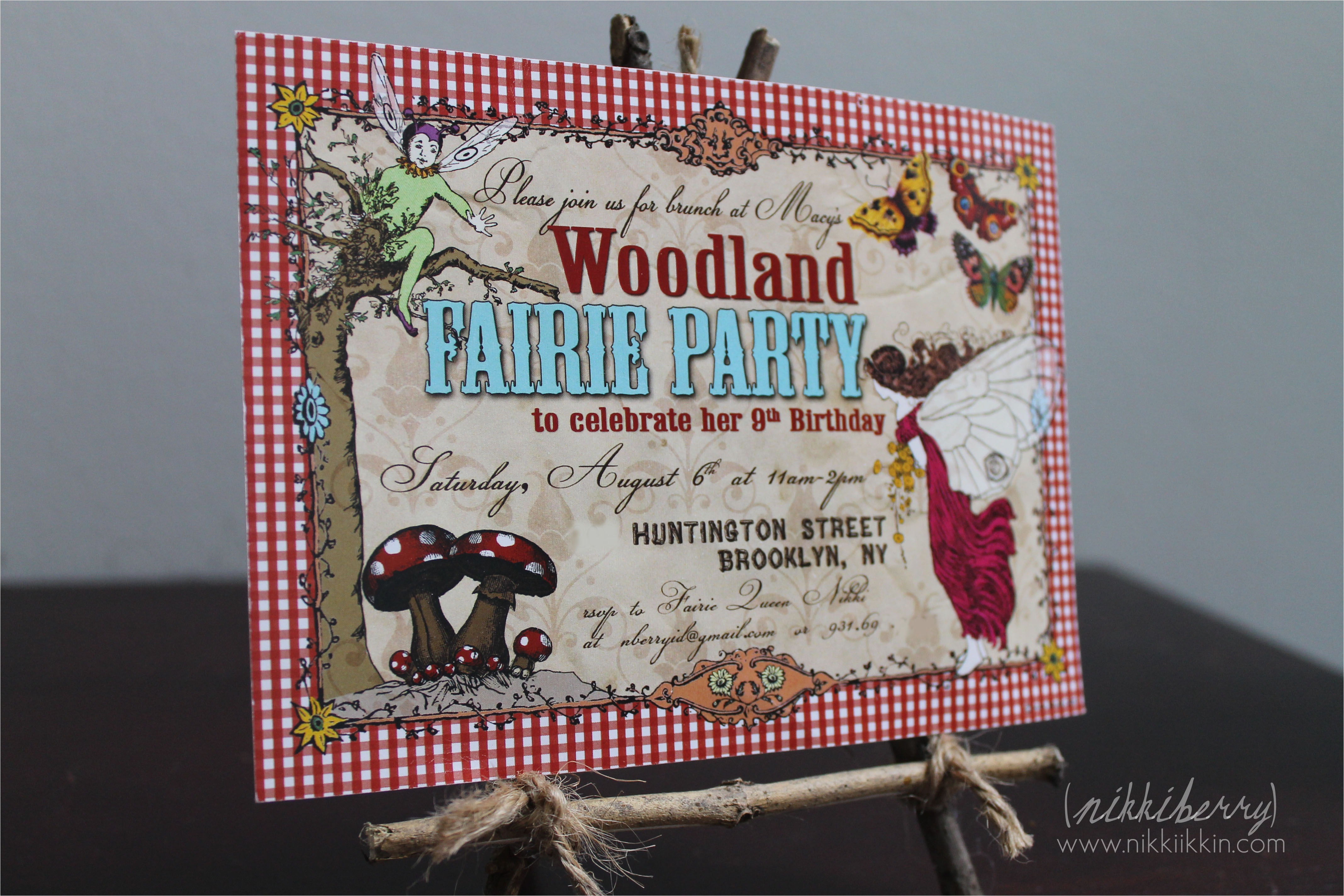 woodland fairy birthday party