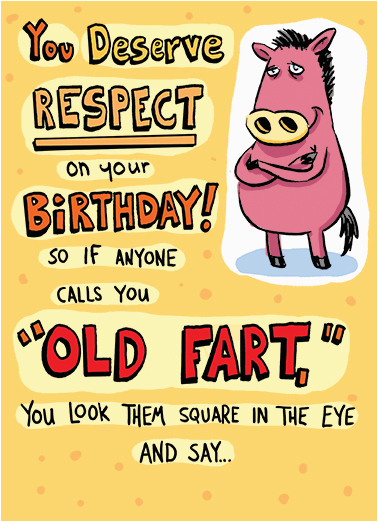 funny birthday ecard quot old fart quot from cardfool com