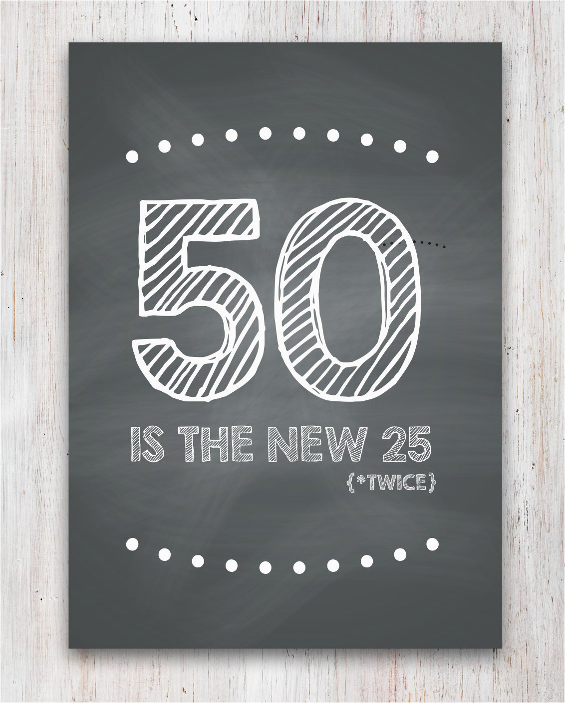 funny 50th birthday card printable