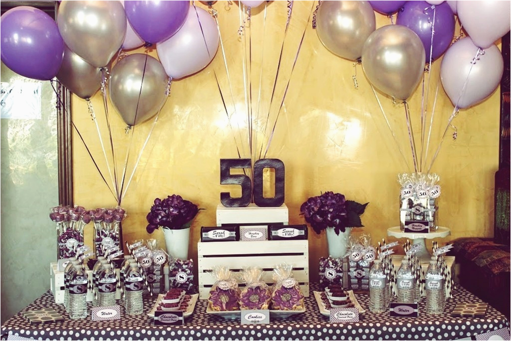 50th birthday party ideas for men