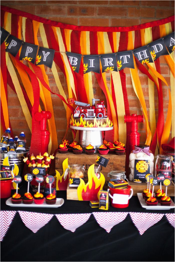 fireman birthday party
