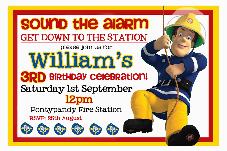 williams fireman sam party