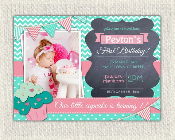 girls 1st birthday invitation first birthday 5