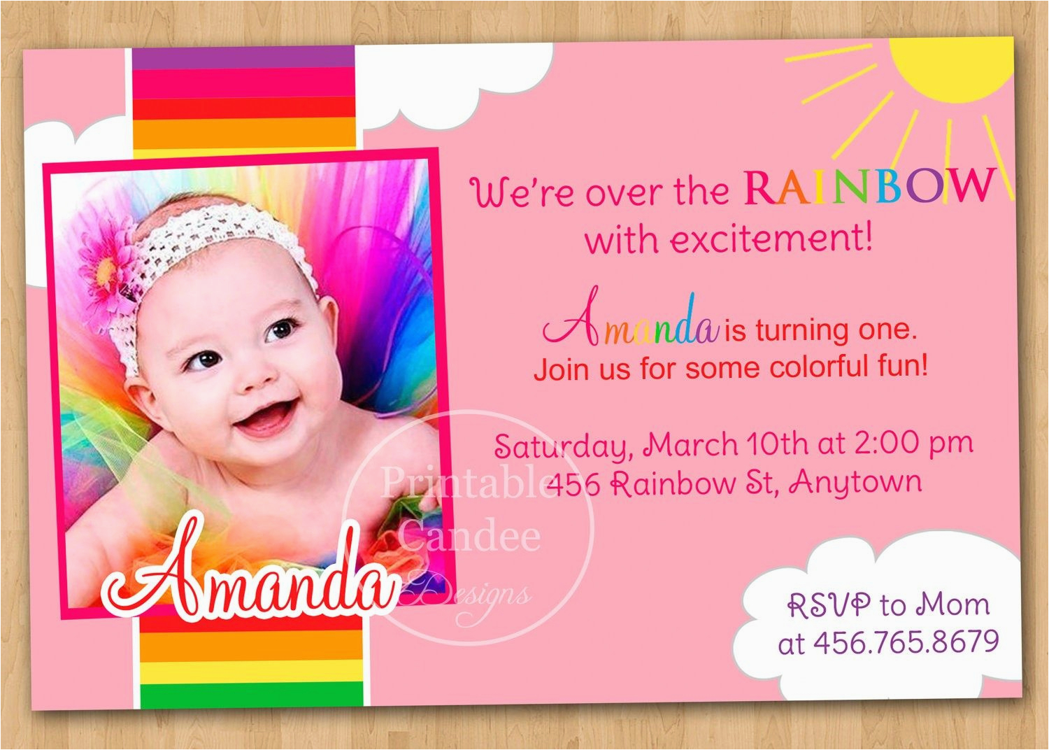 1st birthday invitation cards templates free theveliger