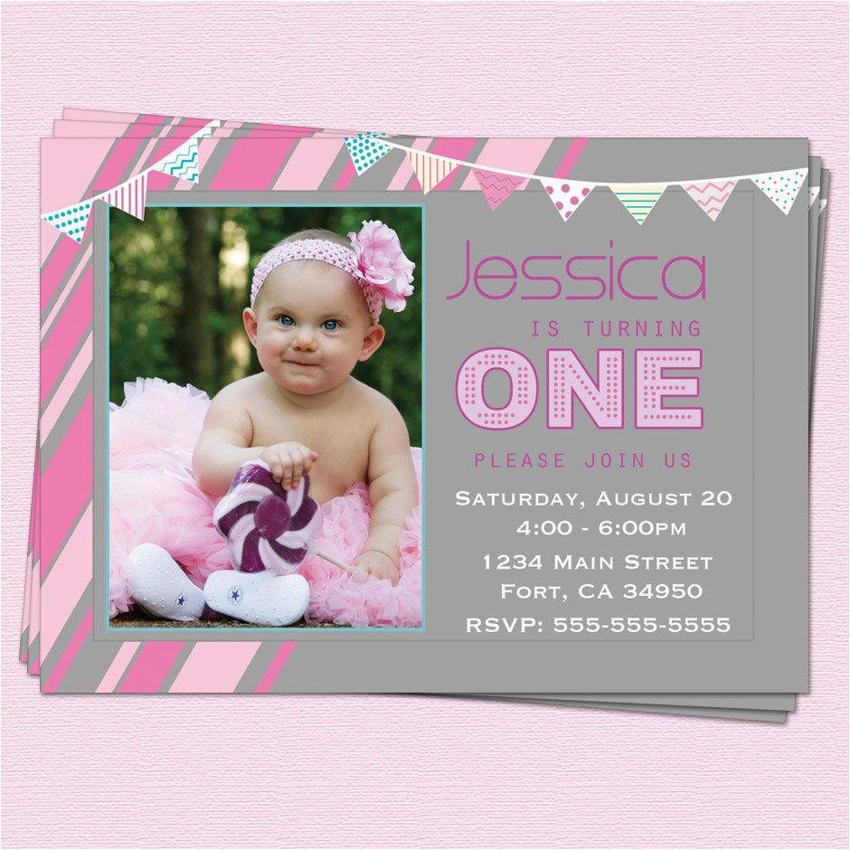 first birthday invitation messages for baby girl