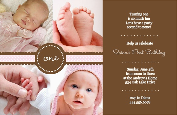 1st birthday invitation wording ideas from purpletrail